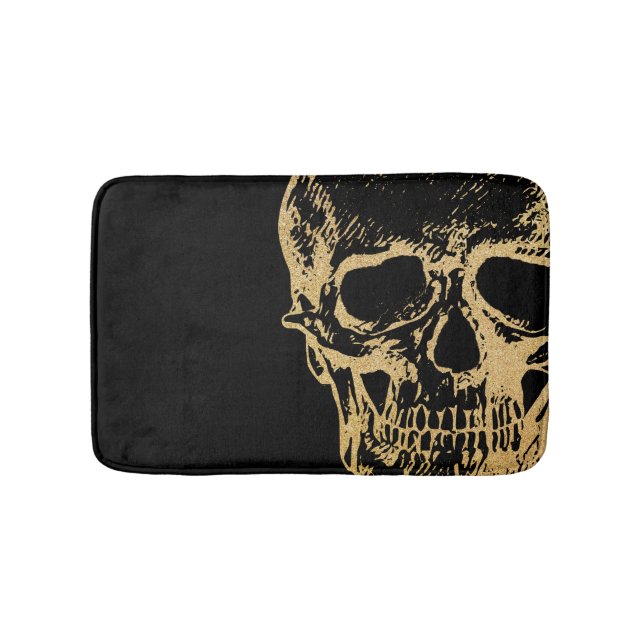 Guld Skull | Bath Mat Badrumsmatta (Framsidan)