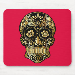 Guld Skull Musmatta
