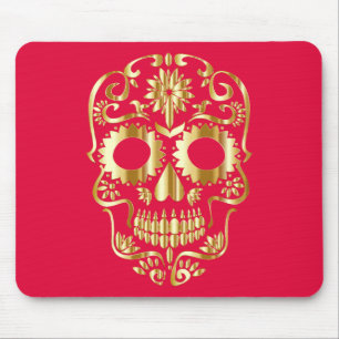 Guld Skull Musmatta