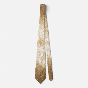 Guld- skymt Bling för gnistra för Slips