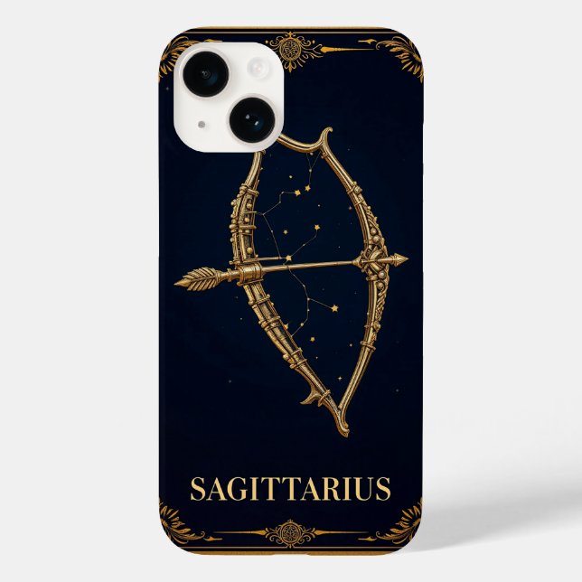 Guld Skytten Zodiakssymbol (Baksida)