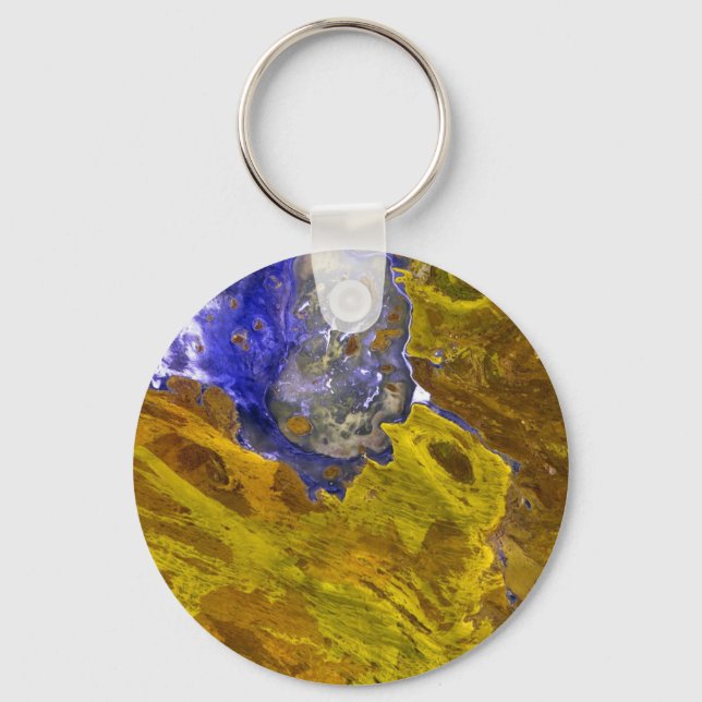 Guld Slate<br> Nyckelring (Framsida)