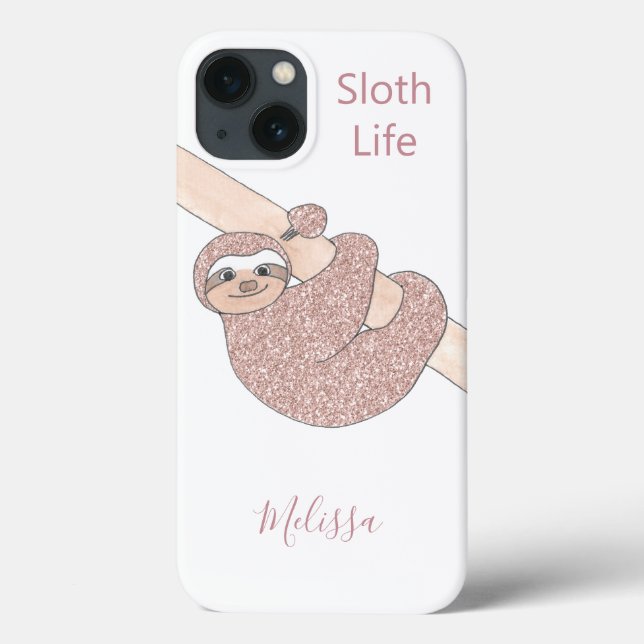  Guld Sloth Life Personlig (Baksida)