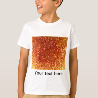 Guld smält glas t-shirt