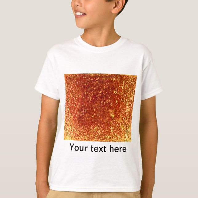 Guld smält glas t-shirt (Framsida)