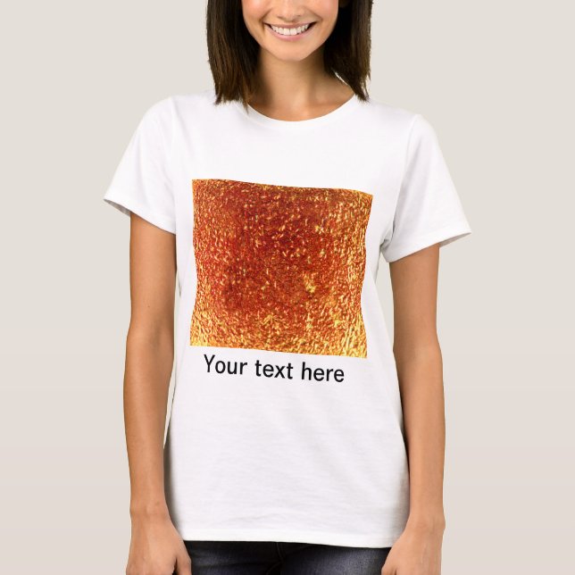 Guld smält glas t shirt (Framsida)