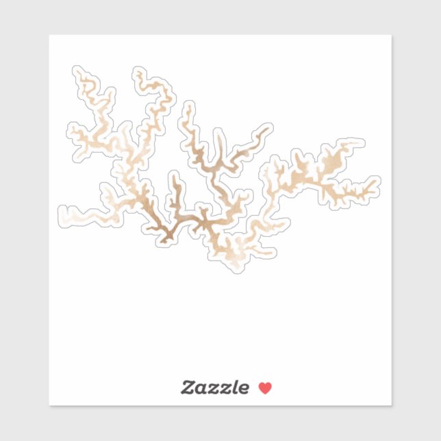 Guld Smith Sjö Karta Sticker Klistermärken (Ark)