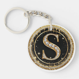 Guld smycke Initial S present
