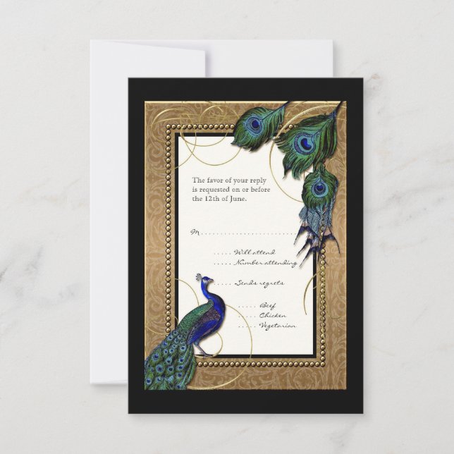 Guld & Snöre Baroque Formal Bröllop OSA Response (Framsida)