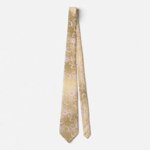Guld snöre manar elegant slips