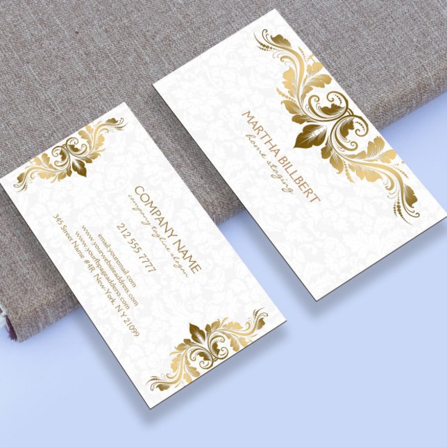 Guld, Snöre vid plusvita skador Visitkort (Skapare uppladdad)