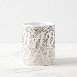 Guld SNOWFLAKE RAD PAPPA CHRISTMAS Kaffemugg