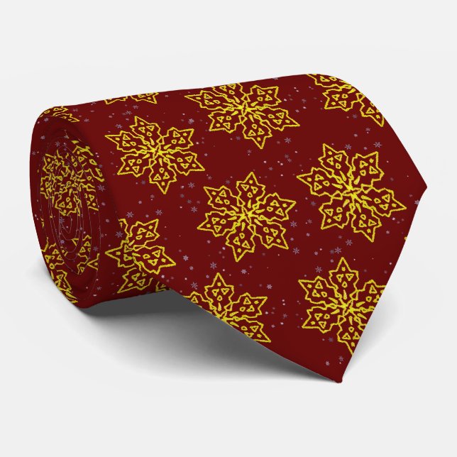 Guld Snowflake Slips (Rullad)