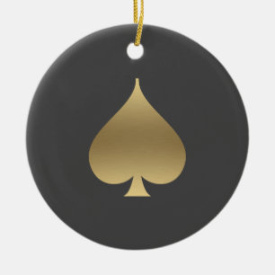 Guld Spade Ornament