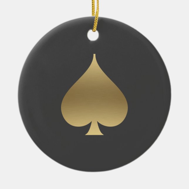 Guld Spade Ornament (Framsidan)