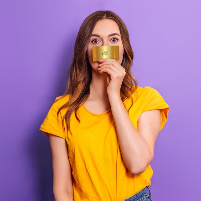 Guld Spark Makeup Artist Lash Elegant Lux Logotyp Visitkort (Gold Spark Makeup Artist Lash Elegant Lux Logo Business Card)