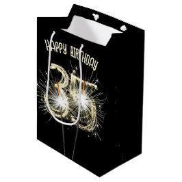 Guld Sparklers for 35e Birthday