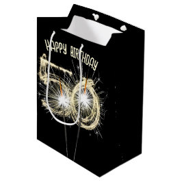 Guld Sparklers för 50:e födelsedagen