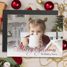 Guld Sparkles God jul Calligraphy Photo