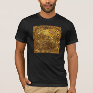 Guld- Sparkling SequinLook Tee