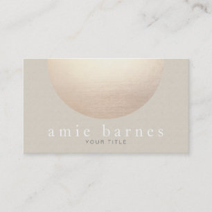 Guld Sphere Elegant Beige Texturerad look Backgrou Visitkort