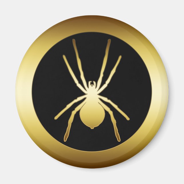 GULD SPIDER MAGNET (Framsidan)