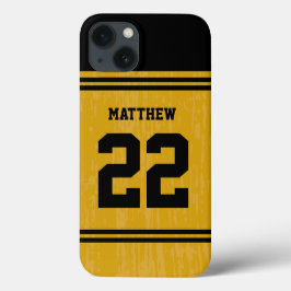 Guld Sport Jersey Number iPhone 6