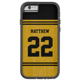 Guld Sport Jersey Number iPhone 6