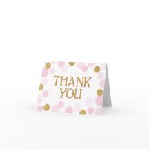 Guld Sprinkles Scatter Rosa Dots Tack