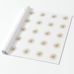 Guld Sputnik Starburst Presentpapper