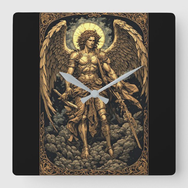 Guld St. Michael Väggur (Framsida)