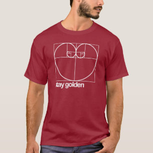 Guld- stag t-shirt