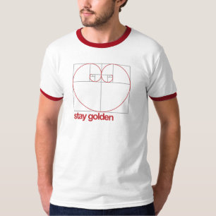 Guld- stag tee shirt