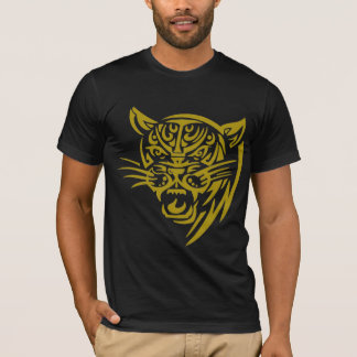 Guld- stam- tiger t-shirt