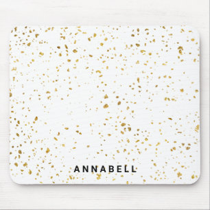 Guld stänk, modern, salon Mousepad Musmatta