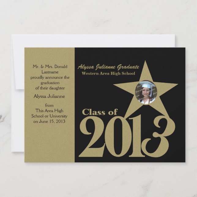 Guld Star 2013 Photo Meddelande (Framsida)