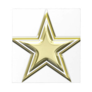 Guld Star 2 Lagrar Golden Stars Anteckningsblock
