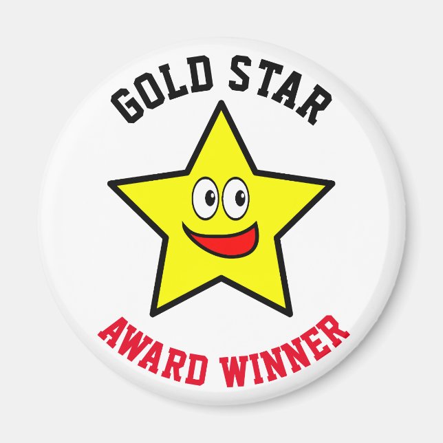 Guld Star Award Winner Magnet (Framsidan)