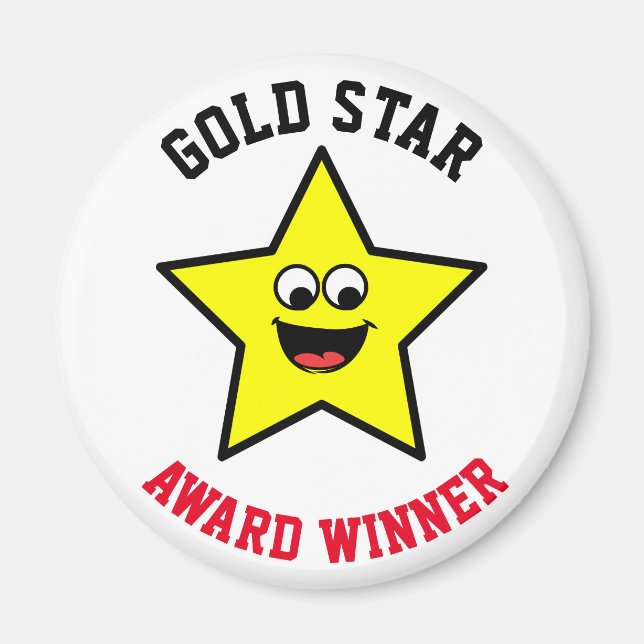 Guld Star Award Winner Magnet (Framsidan)