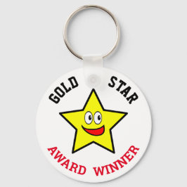 Guld Star Award Winner Nyckelring