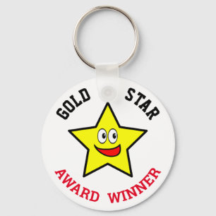 Guld Star Award Winner Nyckelring
