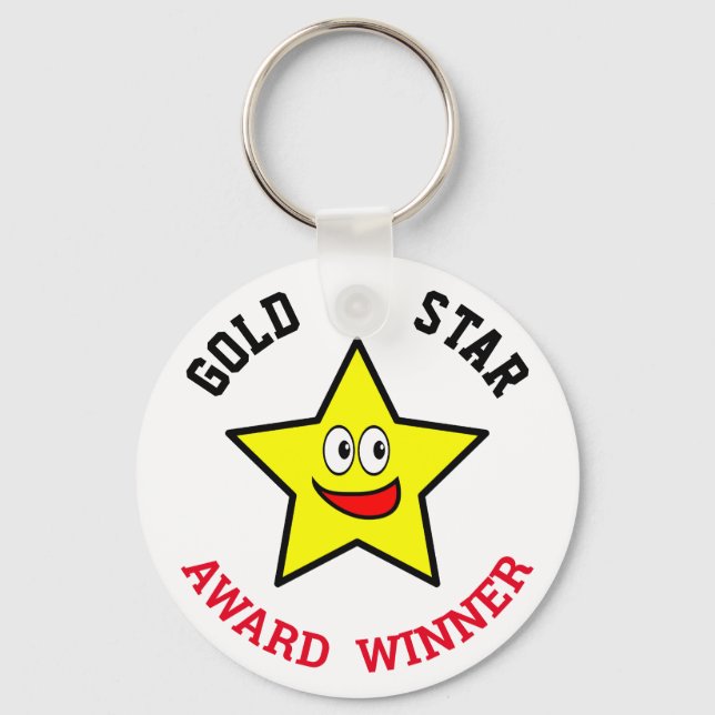 Guld Star Award Winner Nyckelring (Framsida)