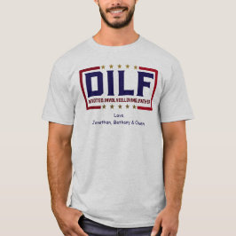 Guld Star Devoted Fars dag T Shirt