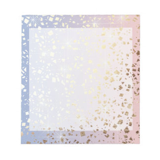 Guld Star Foil Gnistra Ro Quartz Serenity Blue Anteckningsblock