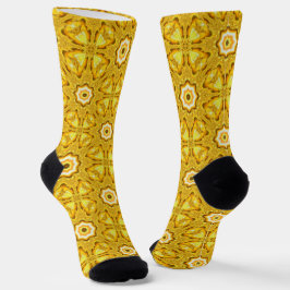 Guld Star Fractal Crew Socks