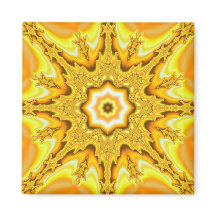 Guld Star Fractal Magnet