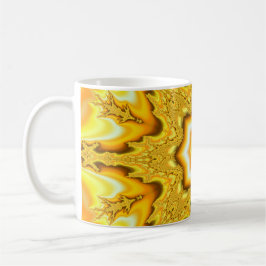 Guld Star Fractal Mugg