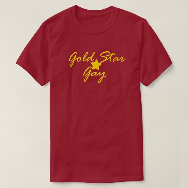 GULD STAR GAY TRÖJA (Design framsida)