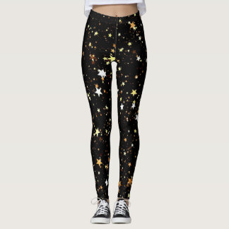 Guld Star Leggings - bekvämlighet och Snyggt