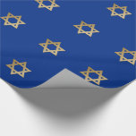 Guld Star of David Jewish Helgdagars Gift Presentpapper<br><div class="desc">Rosh Hashanah,  Hanukkah,  Pesach,  Alla judiska Helgdag och Firande Gold Foil Star av David design Gift Wrapping Papper. Matchningskort och gåvor tillgängliga i de judiska Helgdagarna | Hanukkah Kategori för vår butik.</div>